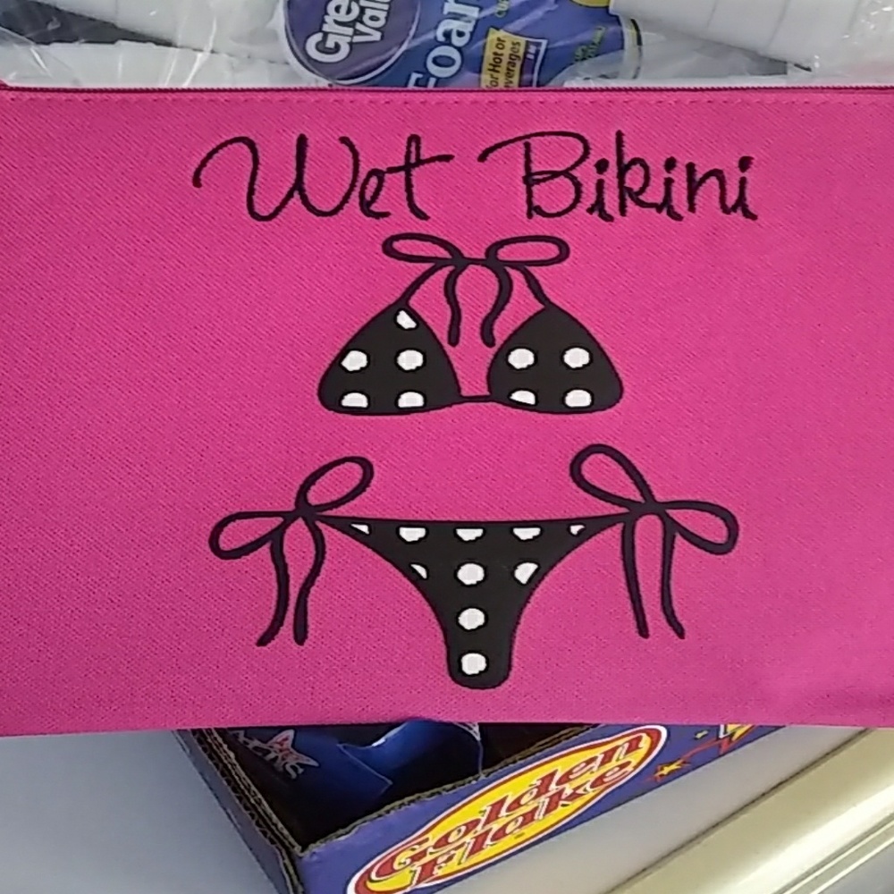 A Gorgeous's Wet Bikini Bag